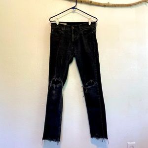 Ripped Hollister Skinny Jeans